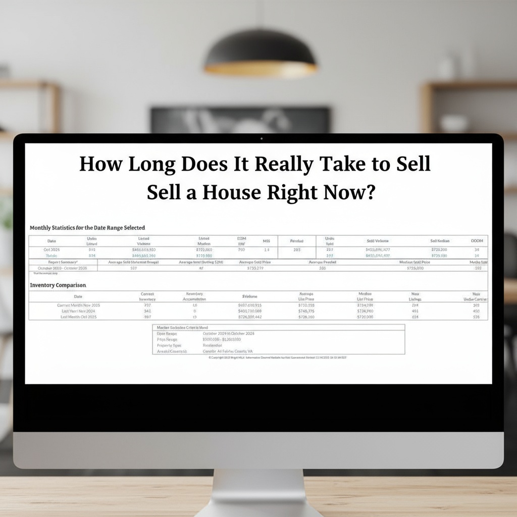 How Long Does It Really Take to Sell a House Right Now? (Fairfax County, VA)